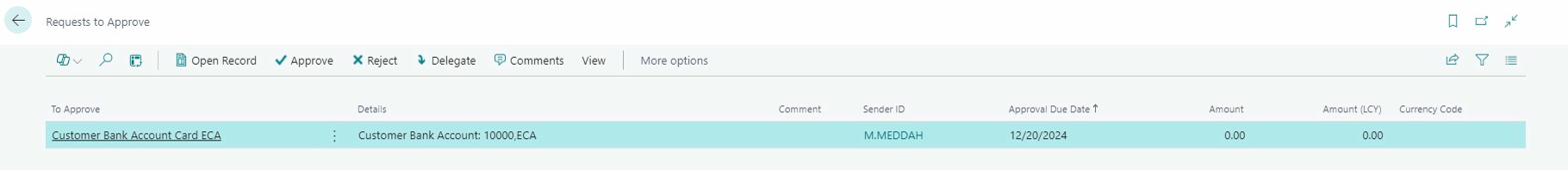 Approve from Requests to Approve